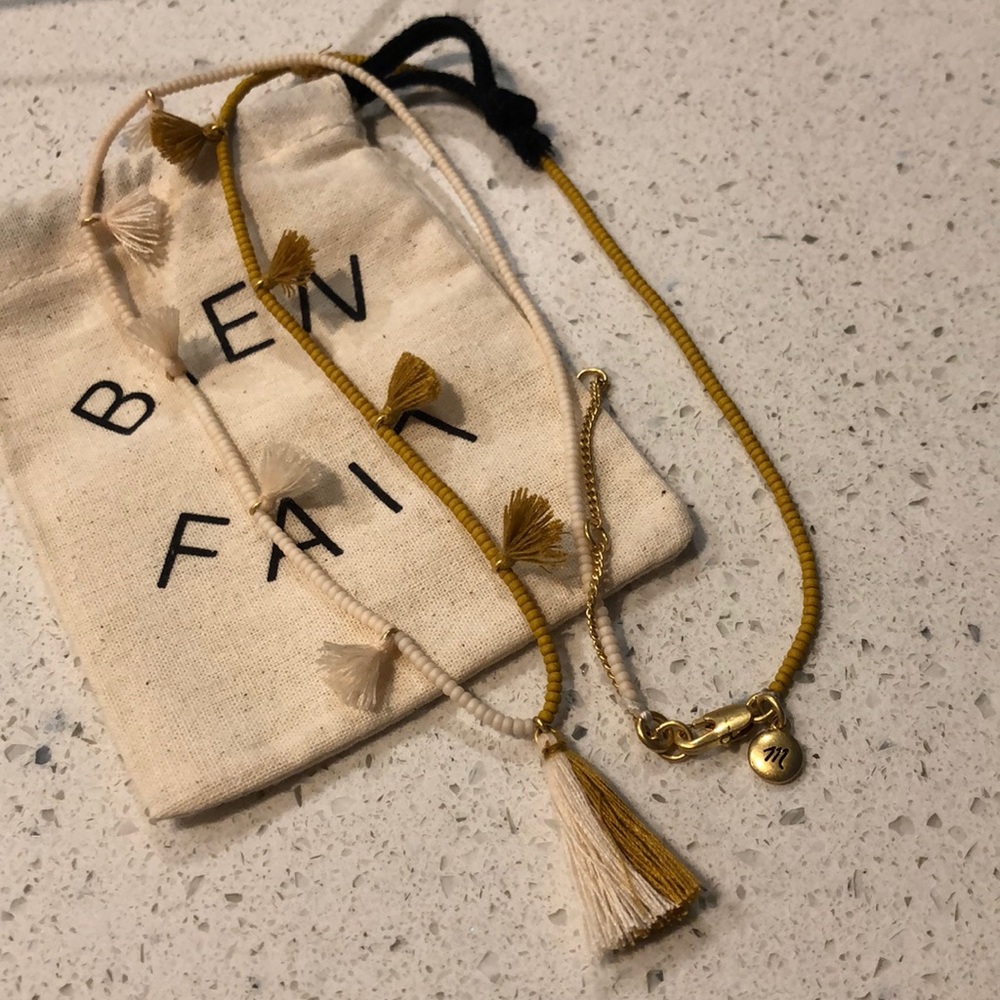 Madewell beaded necklace